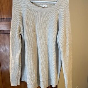 Maurices Light Beige Crew Neck Sweater